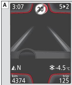 SEAT LEON 3 - Indications à l'écran et témoins - 1