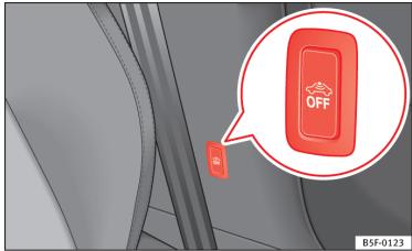SEAT LEON 3 - Désactivation des dispositifs de protection volumétrique et de protection anti-soulèvement ^1) - 1