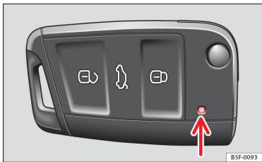 SEAT LEON 3 - Témoin sur la clé du véhicule - 1