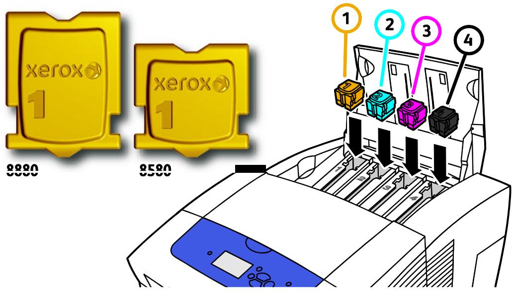 XEROX COLORQUBE 8880 - Remarques : - 3