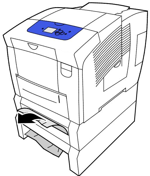 XEROX COLORQUBE 8880 - Résolution des bourrages papier dans les magasins 3 à 5 - 6