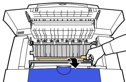 XEROX COLORQUBE 8880 - Nettoyage des bandes de dégagement du papier - 2
