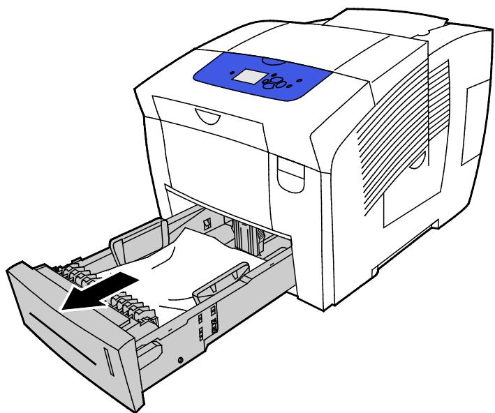 XEROX COLORQUBE 8880 - Résolution des incidents papier dans le magasin 2 - 1