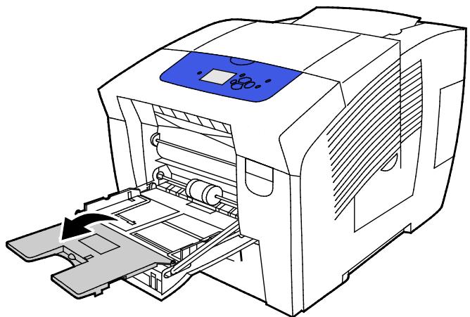 XEROX COLORQUBE 8880 - Impression du papier glacé à partir du magasin 1 - 2