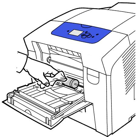 XEROX COLORQUBE 8880 - Nettoyage des têtes de départ - 4