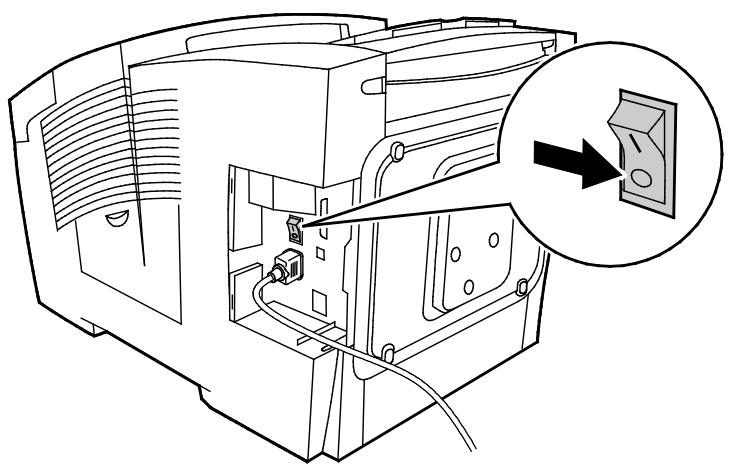 XEROX COLORQUBE 8880 - Mise hors tension de l'imprimante - 1