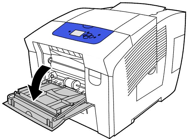 XEROX COLORQUBE 8880 - Pour charger le papier : - 1