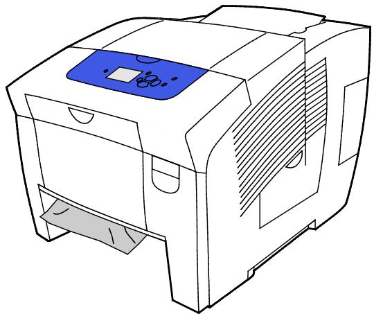 XEROX COLORQUBE 8880 - Résolution des incidents papier dans le magasin 2 - 5