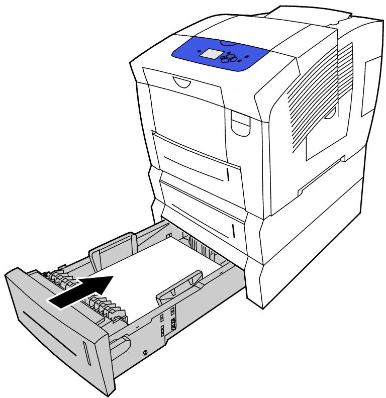 XEROX COLORQUBE 8880 - Résolution des bourrages papier dans les magasins 3 à 5 - 7