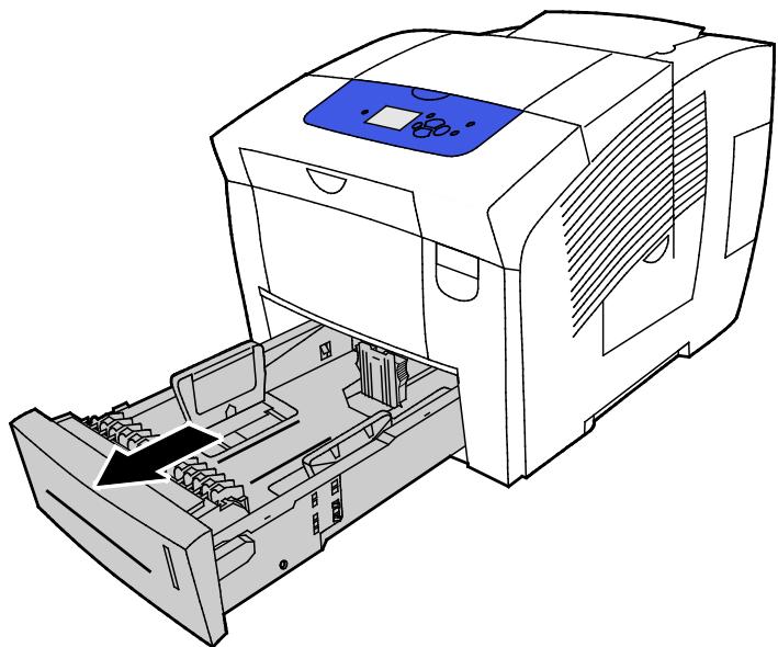 XEROX COLORQUBE 8880 - Impression sur papier perforé à partir des magasins 2 à 5 - 1