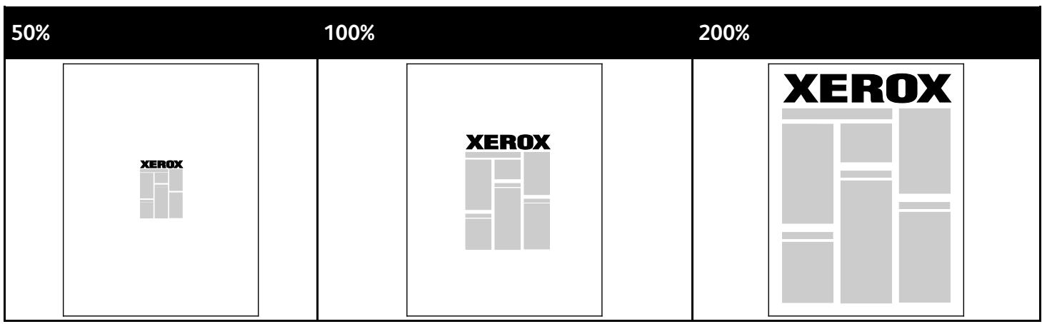 XEROX COLORQUBE 8880 - Options de mise à l'échelle - 1