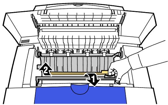 XEROX COLORQUBE 8880 - Résolution des incidents papier au niveau du capot de sortie b - 3