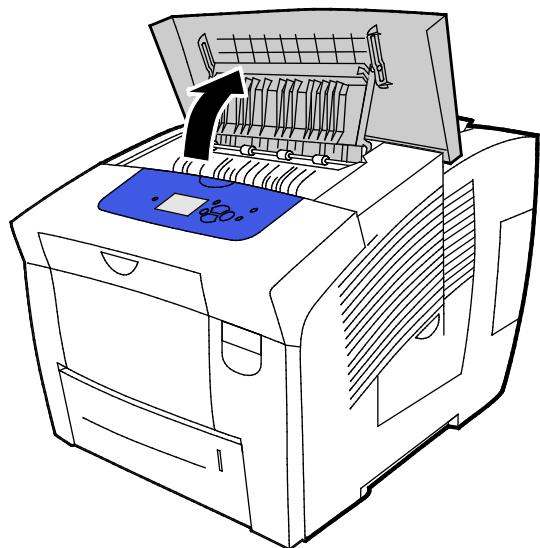 XEROX COLORQUBE 8880 - Nettoyage des bandes de dégagement du papier - 1