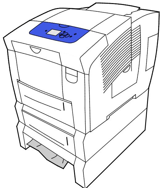 XEROX COLORQUBE 8880 - Résolution des bourrages papier dans les magasins 3 à 5 - 5