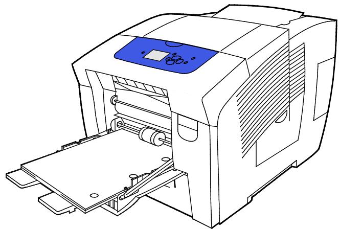 XEROX COLORQUBE 8880 - Impression sur papier perforé à partir du magasin 1 - 3