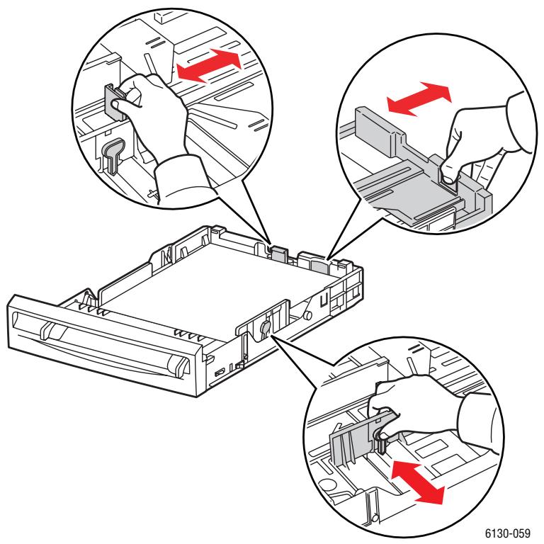 XEROX PHASER 6130 - Einlagen von Papier in das Papierfach - 3