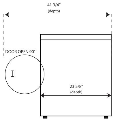 HAIER HWD 1500 - Unit Dimensions - 2