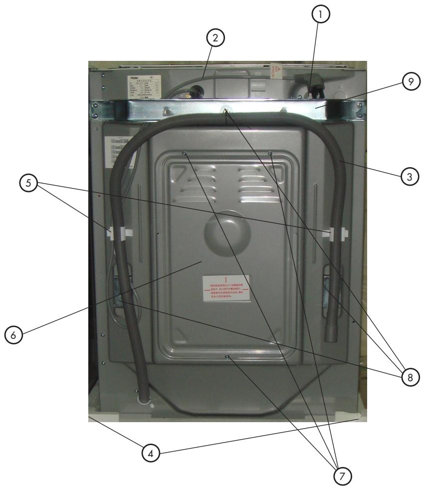 HAIER HWD 1500 - Parte de aftas - 1