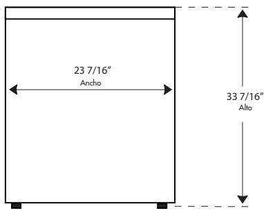 HAIER HWD 1500 - Dimensiones del Módulo - 1