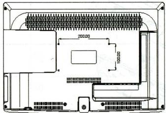 HAIER LET26C430F - Directives d'installation du support MURAL - 3