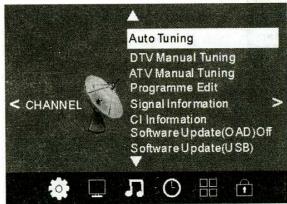 HAIER LET26C430F - Channel MENU (MENU canaux) - 1