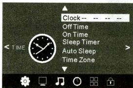 HAIER LET26C430F - TIME MENU (MENU temps) - 1