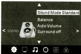 HAIER LET26C430F - SOUND MENU (MENU audio) - 1