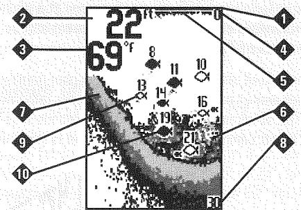 HUMMINBIRD PIRANHAMAX 170 - Représentations à l'écran - 1