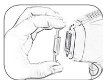 BABYLISS G946E HOMELIGHT CONNECTED - Fitting and removing the special face filter - 1