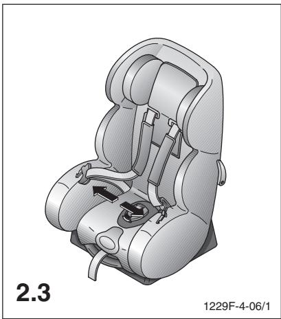RECARO YOUNG EXPERT - - 2.6 Bedienung des Gurtsystems - 3