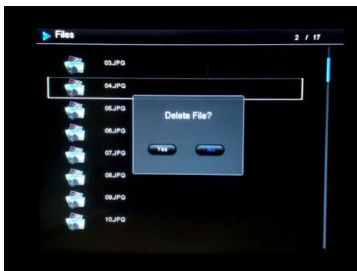 TELEFUNKEN DPF 10933 6 - Uw Foto's verwijderen via bestandsbeheer - 1