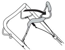 MCCULLOCH M53-170WFP - Kontrola dzwigni hamulca silnikowego - 1