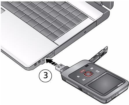 KODAK PLAYFULL ZE2 - Charge de la batterie non amovible - 1