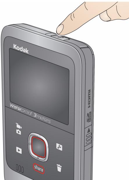 KODAK PLAYFULL ZE2 - Mise en marche du caméscope - 1