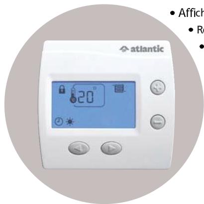 ATLANTIC DOMOCABLE - ASSOCIEZ DOMOCABLE   AU THERMOSTAT D AMBIANCE DIGITAL   ET ARRIVEZ AU PLUS HAUT NIVEAU DE CONFORT - 1