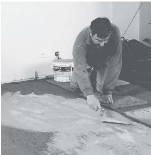 ATLANTIC DOMOCABLE - 6/ Pose du revêtement de sol - 1