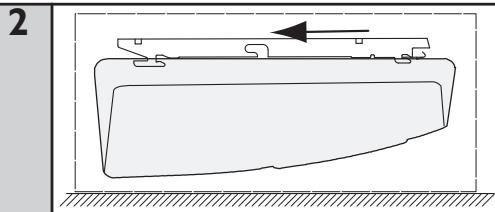 ATLANTIC ULYSSE - 2/ Release the device's hook-on bracket - 2