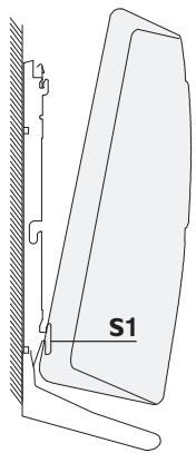 ATLANTIC ULYSSE - 6/ Lock the device on the hook-on bracket - 1