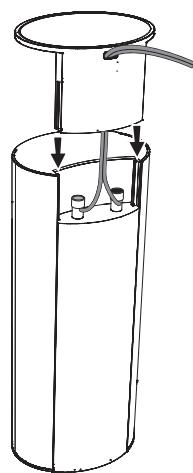 HARMAN KARDON HKTS 220, HKTS 30, HKTS 35 - Branchements des enceintes satellites à l'aide des supports de fixation murale fournis - 1