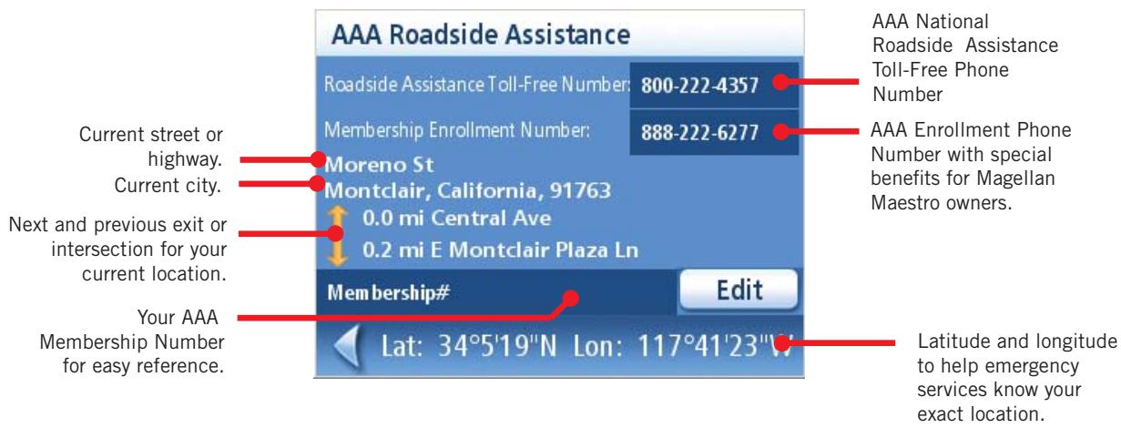 MAGELLAN MAESTRO 5310 - L'écran assistance routière AAA - 1
