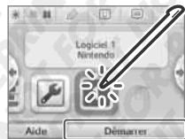 NINTENDO 3DS XL - Touchez l'icone du logiciel puis DEMARRER. - 1