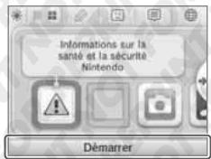 NINTENDO 3DS XL - Demarrer un logiciel - 3