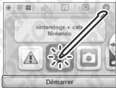 NINTENDO 3DS XL - Touchez l'icone de la carte de jeu, puis touchez DEMARRER. - 1