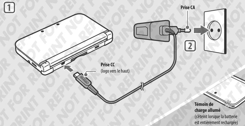 NINTENDO 3DS XL - Comment recharger votre console Nintendo 3DS XL - 1