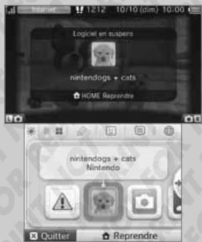 NINTENDO 3DS XL - Quitter un logiciel - 1