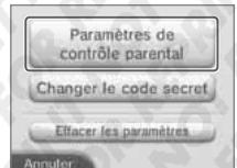 NINTENDO 3DS XL - Touchez PARAMÉTRES DE CONTRÔLÉ PARENTAL. - 1