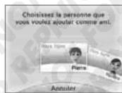 NINTENDO 3DS XL - Faites défilier les cartes ami, puis touche cette de la personne que vous pouze enregistrer comme ami. - 1