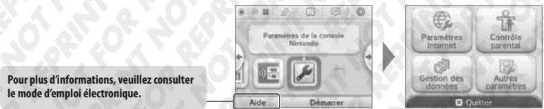 NINTENDO 3DS XL - Paramètres de la console - 1