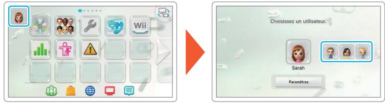 NINTENDO WII U - Changer d'utilisateur - 1