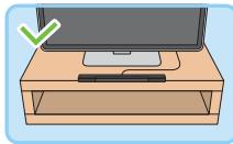 NINTENDO WII U - Le capteur doit être aligné avec le centre du télévisueur et face vers l'avant. - 2